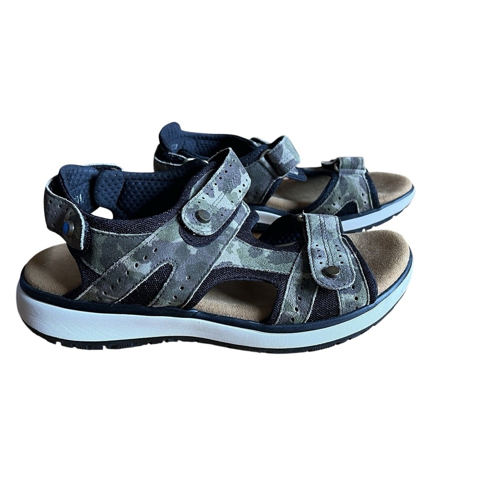 SAS Embark Woman's Camo Sport Comfort Hiking Walking Sandals‎ Size 9 Casual